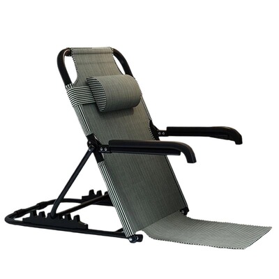 床上折叠靠背椅子可调节座椅老人床上靠背垫支架懒人沙发半躺靠椅