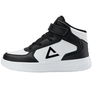 匹克童鞋儿童运动鞋加绒高帮板鞋冬季新款青少年学生保暖休闲棉鞋