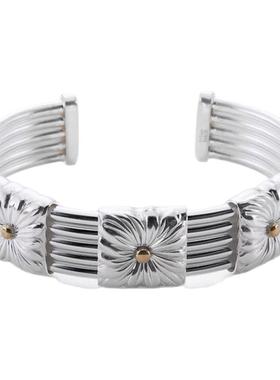 EnSageXDoublure方形菊花手镯