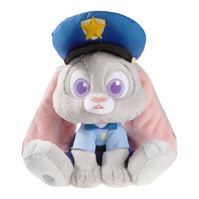 疯狂动物园朱迪玩偶兔子警官公仔尼克布娃娃抱枕毛绒送女生日礼物