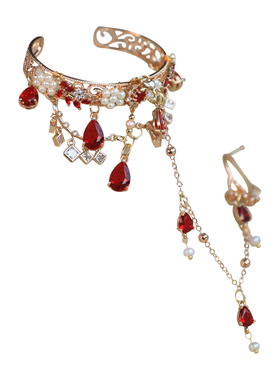 汉服配饰手镯悦己容铜镀金仙古风