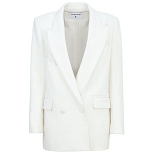 迪丽热巴同款YES BY YESIR25年秋新款叶谦单枪珠马长西服外套套装