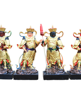 四大天王树脂寺庙增长王尺寸定制