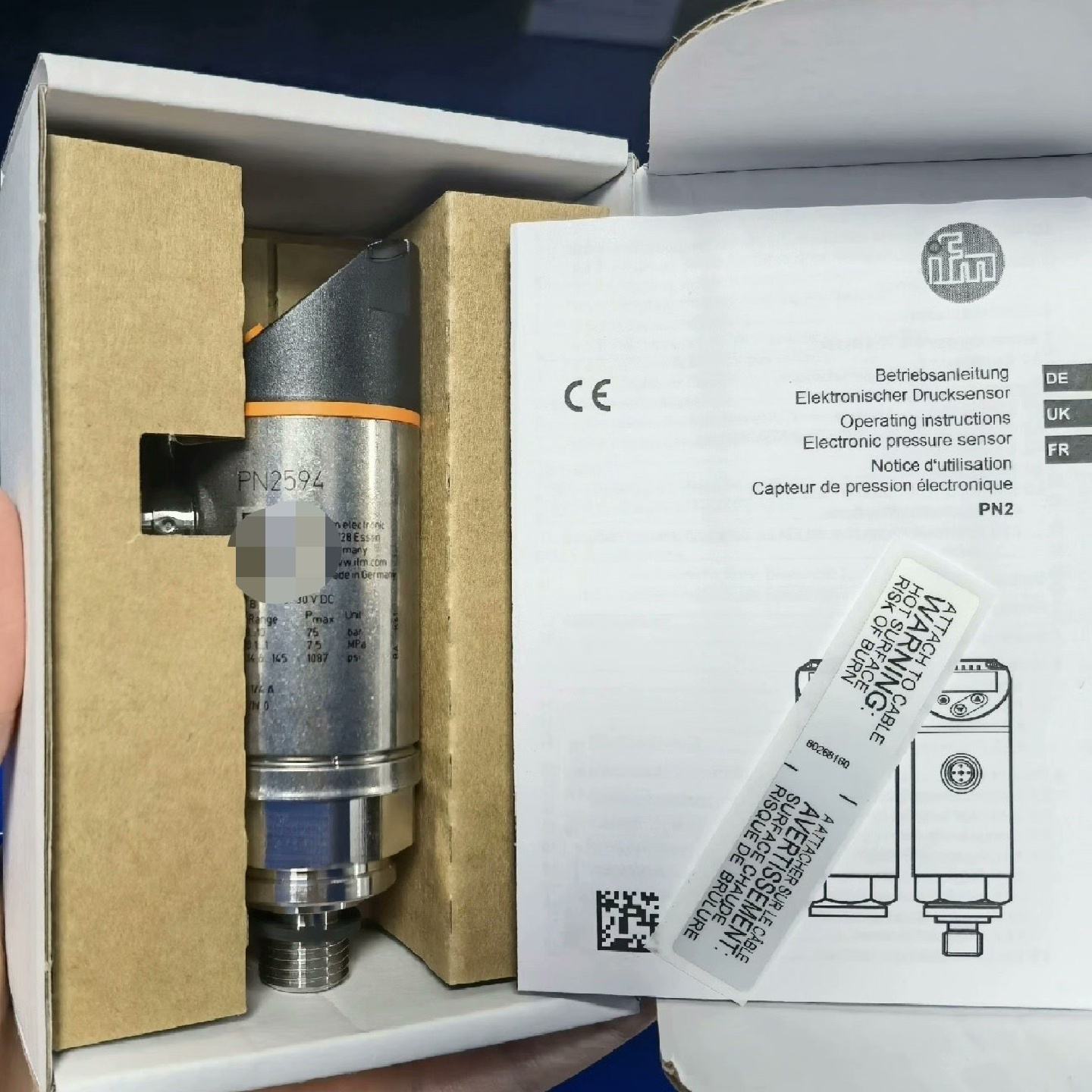 询价-易福门，压力变送器，PT5500，，的私 - 实物图