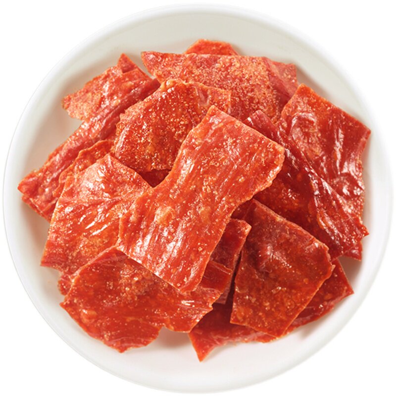 来伊份香脆猪肉脯香酥猪肉片包装