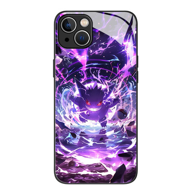 闪电黑色耿鬼手机壳适用小米系列