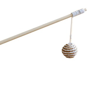 猫咪玩具逗猫棒羽毛逗猫棒木棒逗猫棒猫咪兔毛棒钢丝羽毛原木棒