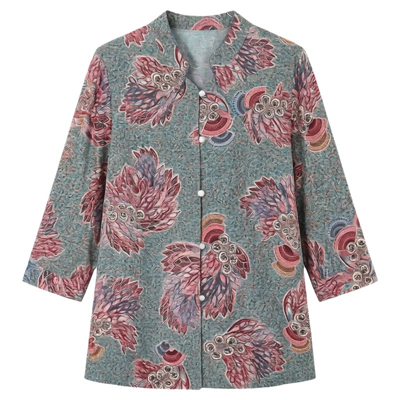 胖妈妈特体加肥加大码女装衬衫