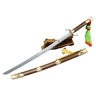 杨氏太极刀龙泉不锈钢晨练武术刀锋远宝剑男女士表演练功刀未开刃