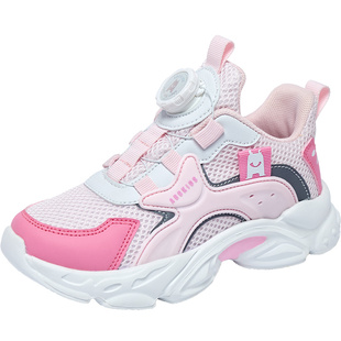 ABCkids童鞋女童网鞋男童轻便运动鞋2025秋款新品儿童透气休闲鞋