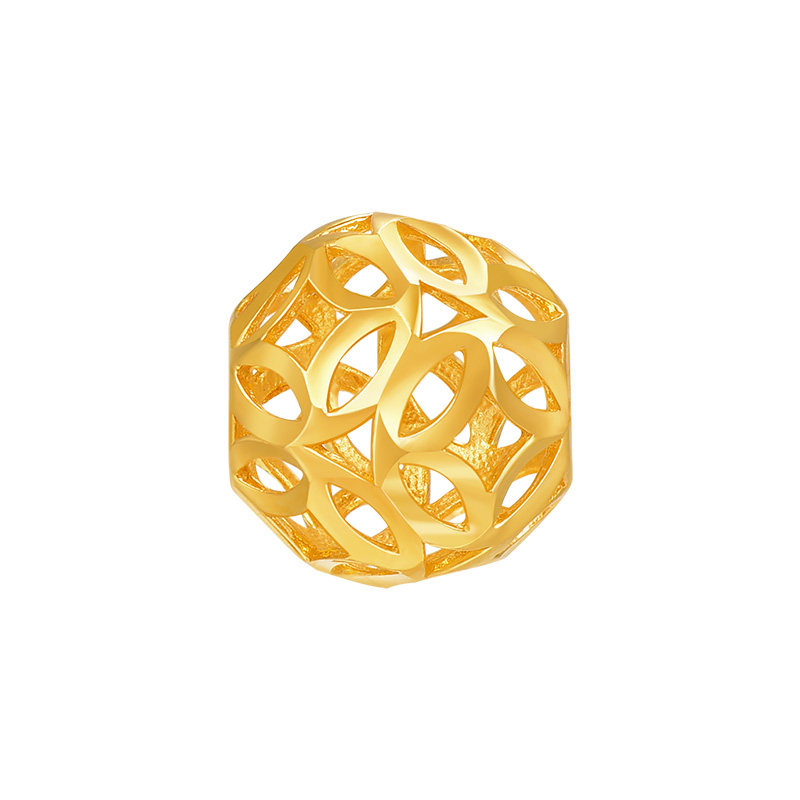 5G黄金钱币珠串珠明牌珠宝