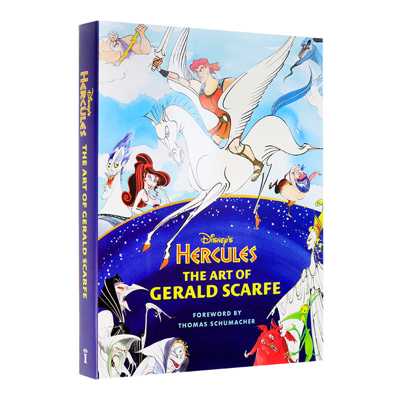 现货英文原版 迪士尼动画电影《大力士海格力斯》艺术设定集 Disney's Hercules: The Art of Gerald Scarfe 进口英文正版书