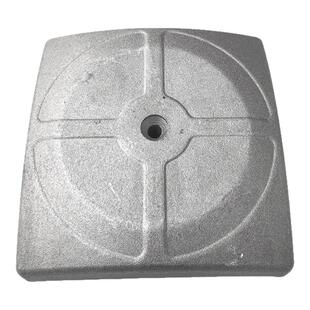 滑梯圆管扣件立柱帽子钢管盖子健身器材帽盖跷跷板配件铝铸件堵头