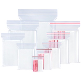 12丝PE自封袋6*19cm透明加厚长型密封封口五金配件包装袋厂100个