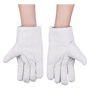 佳护加厚五指棉布手套并指耐高温隔热防烫烤箱微波炉烘焙手套