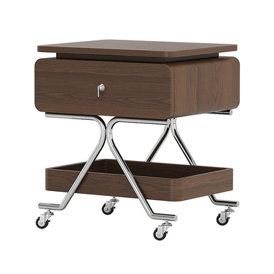 实木床头柜替代品可移动收纳柜