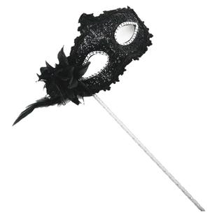 手持面具女古风公主中国风可爱气质款万圣节成人化妆舞会面具半脸