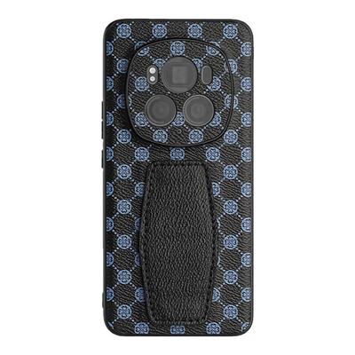 荣耀magic7壳皮质全包防摔支架