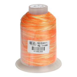 龙结新款18股段染彩色股线不掉色手工编织DIY珠宝手链绳敦煌配色