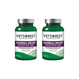 【自营】绿十字猫草片猫用排毛化毛球片植物配方猫草片60粒*2瓶