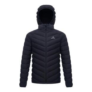 SURPINE松野湃轻薄保暖鹅绒排骨羽绒服连帽男运动户外夹克外套