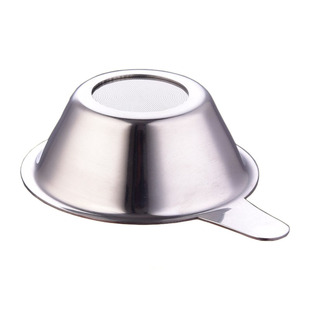 班意 食品级304不锈钢茶漏斗茶虑加厚加密过滤网茶具公杯茶漏网