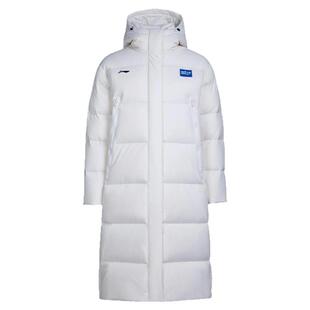 李宁长款羽绒服男女款2026冬季新款过膝防风加厚保暖连帽运动外套