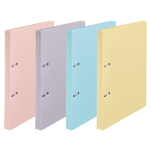 日本LIHIT LAB.喜利2孔活页笔记本B5/A4横线活页本2孔文件夹资料夹可拆卸替芯薄款笔记本学生考研本线圈本