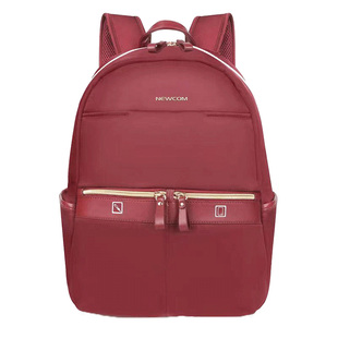 校友福利购-礼盒款「NEWCOM」女士双肩包时尚休闲多层收纳防水包