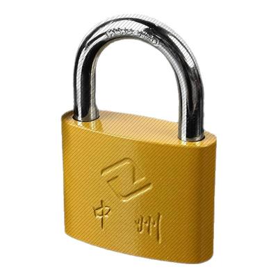 中州仿铜十字挂锁宿舍柜子锁同心