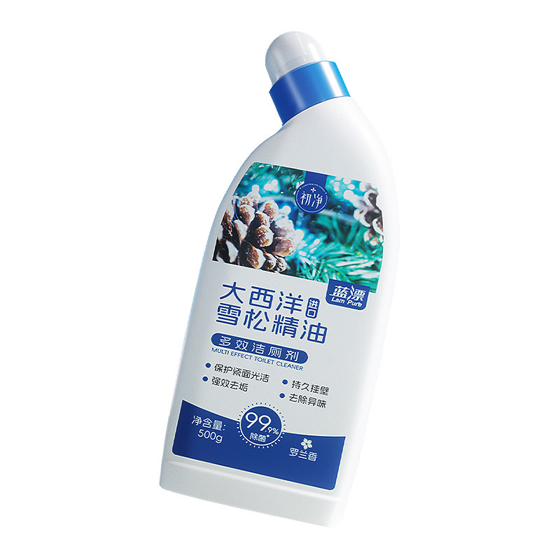 蓝漂大西洋雪松精油马桶清洁剂500g除菌去污留香洁厕剂