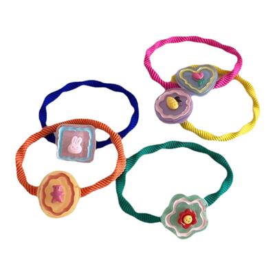 可爱小熊兔子发绳童趣心头绳