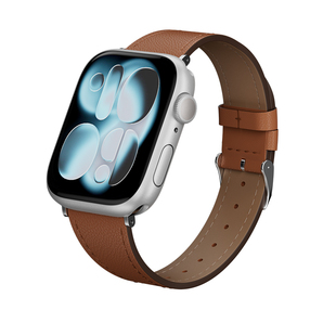 美国Switcheasy适用于苹果iwatch11/10/9真皮表带久戴舒适亲肤柔软时尚日常百搭拆卸便捷