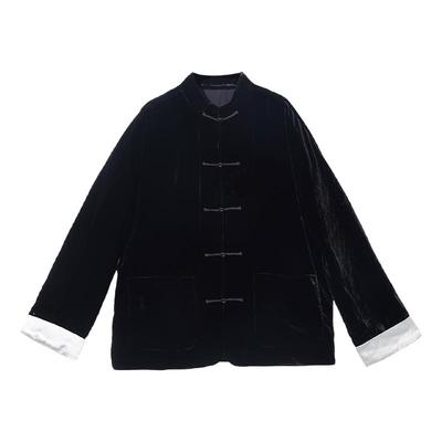 三重门丝绒桑蚕丝张艺兴同款外套