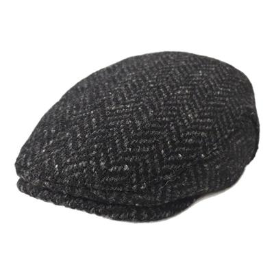 复古风鸭舌帽格纹机车雅痞前进帽