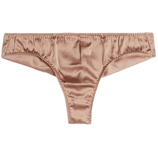 Intimissimi意舒漫女士时尚桑蚕丝无缝半包臀三角内裤短裤SBD92A