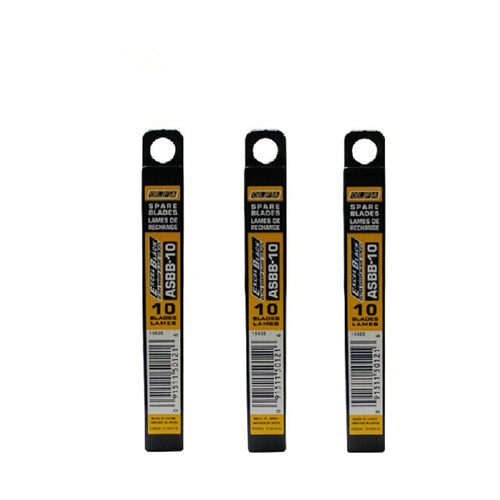 日本进口OLFA小号美工刀片ASBB-10墙纸刀片锋利黑刀