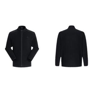 拓路者【Polartec100】秋冬徒步保暖层抓绒衣男立领拉链加绒夹克