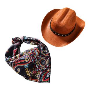 猫咪帽子宠物牛仔帽猫狗头套搞笑cos服口水领巾墨镜节日派对小型