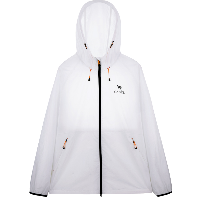 骆驼男装原纱防晒衣男女2025新款凉感钓鱼防晒服防紫外线皮肤衣