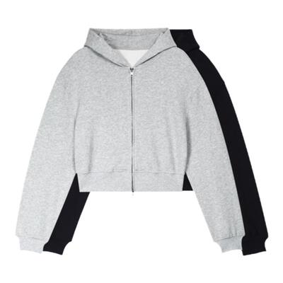 chu楚妞卫衣套装女2025秋冬新款全纯棉休闲宽松运动连帽外套上衣