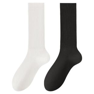 袜子女纯棉秋冬季高筒2025新款爆款中筒防臭春秋加厚女士长筒袜