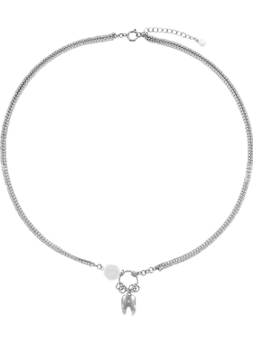 NOTTU小众设计感牙齿吊坠项链