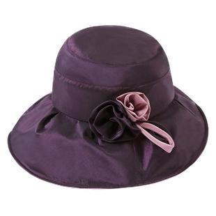 布塔遮阳帽女防晒帽防紫外线百搭夏季遮脸太阳帽大檐可折叠渔夫帽