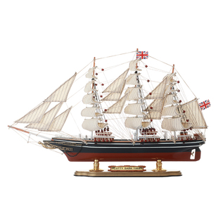 欧式成品帆船模型卡蒂萨克号纯手工制作家居装饰摆件轻奢高档工艺
