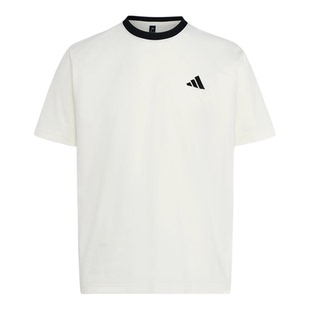 adidas阿迪达斯男子印花宽松休闲运动圆领短袖T恤LC8851