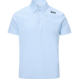 HELLY HANSEN/HH 26夏新男款户外运动透气凉感速干短袖T恤POLO衫