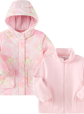 巴拉巴拉女童棉服宝宝棉衣外套厚