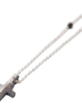 作旧特殊消光十字项链