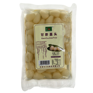 红酒藠头500g甘酢藠头甜酸荞头爽脆新鲜腌制开胃泡菜日式小菜冷菜